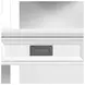 Brooklyn White Twin Storage Loft Bed with Staircase and Integrated Speaker Desk