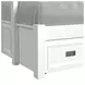 Brooklyn White Twin Over Full Storage Bunk Bed with Staircase and Trundle