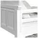 Brooklyn White Twin Over Full Storage Bunk Bed with Staircase and Trundle