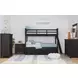 Brooklyn Charcoal Twin Over Twin Bunk Bed with Ladder and Trundle