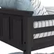 Brooklyn Charcoal Twin Over Twin Bunk Bed with Ladder and Trundle