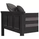 Brooklyn Charcoal Twin Over Twin Bunk Bed with Ladder