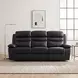Hancock Black Double 87" Power Reclining Sofa