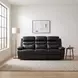 Hancock Black Double 87" Reclining Sofa
