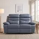 Hancock Blue Double 64" Reclining Loveseat