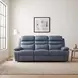 Hancock Blue Double 87" Reclining Sofa