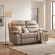 Hancock Latte Double 64" Power Reclining Loveseat