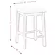 Drew Dark Taupe and Dark Walnut Upholstered 4 Piece Bar Table Set with USB Charging