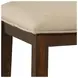Drew Dark Taupe and Dark Walnut Upholstered 4 Piece Bar Table Set with USB Charging