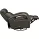 Harlee Ryegate Gray Leather Swivel Glider Recliner
