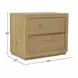 Harper Light Oak 2 Drawers Nightstand