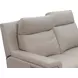 Harper Berlin Cream Leather 64" Power Reclining Loveseat with Power Lumbar and USB Charging