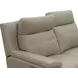 Harper Berlin Taupe Leather 64" Power Reclining Loveseat with Power Lumbar and USB Charging