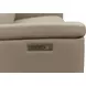 Harper Berlin Taupe Leather 85" Power Reclining Sofa with Power Lumbar and USB Charging