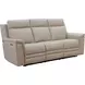Harper Berlin Cream Leather Power Reclining Living Room Set with Power Lumbar and USB Charging