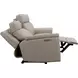 Harper Berlin Cream Leather Power Reclining Living Room Set with Power Lumbar and USB Charging