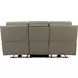 Harper Berlin Taupe Leather 85" Power Reclining Sofa with Power Lumbar and USB Charging