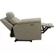 Harper Berlin Taupe Leather Power Recliner with Power Lumbar and USB Charging