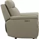 Harper Berlin Taupe Leather Power Recliner with Power Lumbar and USB Charging