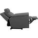 Harper Berlin Cement Leather Power Reclining Living Room Set with Power Lumbar and USB Charging