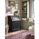 Hartford Black Drop-Lid Secretary Desk