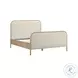 Hatia Natural Beige Basketweave Queen Panel Bed 