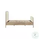 Hatia Natural Beige Basketweave Queen Panel Bed 