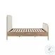 Hatia Natural Beige Basketweave King Panel Bed 