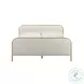 Hatia Natural Beige Basketweave King Panel Bed 