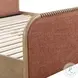 Hatia Sienna Red Basketweave Queen Panel Bed