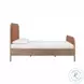 Hatia Sienna Red Basketweave Panel Bedroom Set