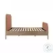 Hatia Sienna Red Basketweave King Panel Bed