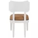 Hayden Camel Bow Back Faux Leather Dining Chair
