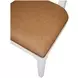 Hayden Camel Bow Back Faux Leather Dining Chair