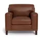 Halwyn Pecan Leather Living Room Set