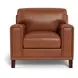 Halwyn Nutmeg Leather Living Room Set