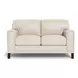 Halwyn Vanilla Leather Living Room Set
