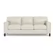 Halwyn Vanilla Leather Living Room Set