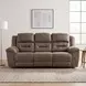 Hazen Brown Double 92" Reclining Sofa