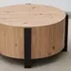 Darcie Brown Round Cocktail Table