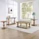Dory Sand Rectangular Coffee Table with Casters