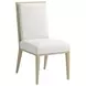 Eave Sundrenched Oak and White Upholstered Side Chair Set of 2