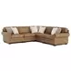 Grandview Brown Leather Modular Sectional