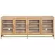 Lindon Belgian Wheat and Burnished Brass 70" TV Stand
