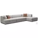 HF5566 Gray Sectional