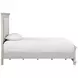 Silver Sands Gray Full Upholstered Panel Bed