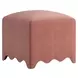 Lowry Dusty Rose Square Ottoman