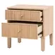 Highland Natural Oak 2 Drawer Nightstand