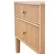 Highland Natural Oak 2 Drawer Nightstand