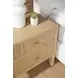 Highland Natural Oak 2 Drawer Nightstand
